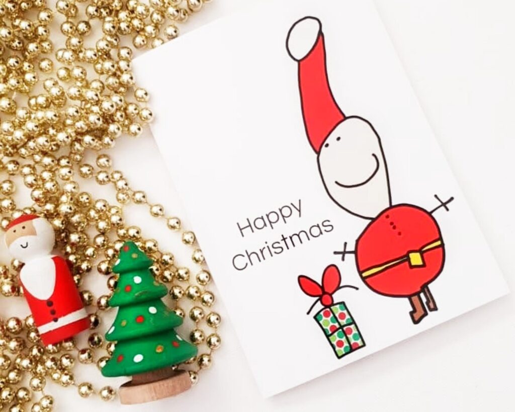 Childrens Christmas Card Design